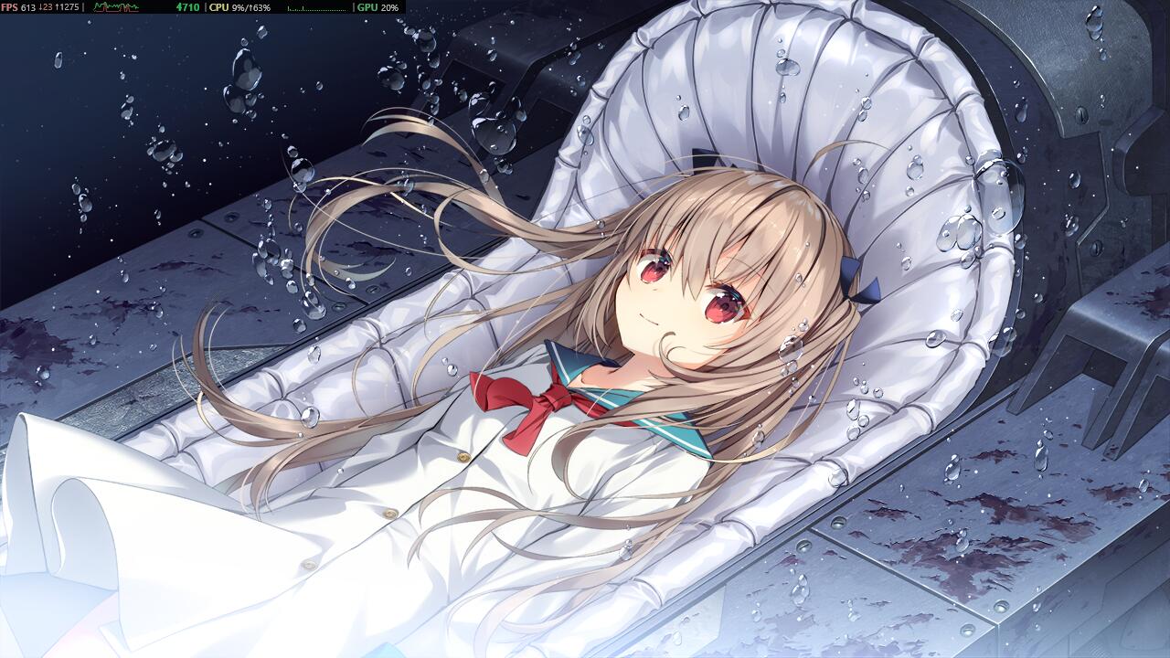 用户提供的 CG · 舱中少女